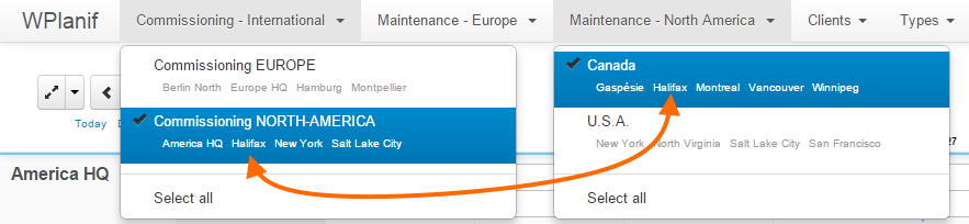 assignee groups can share sites